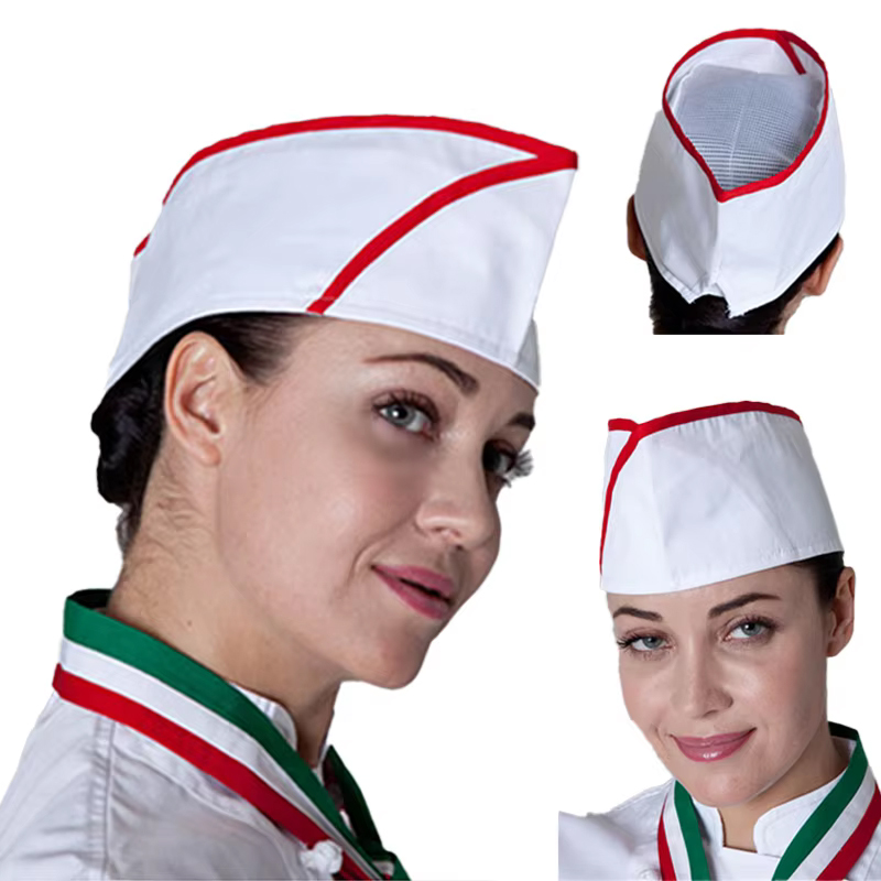 Women Kitchen Accessories - Yemek Servisi Şef Şapkası, Restoran Mutfak