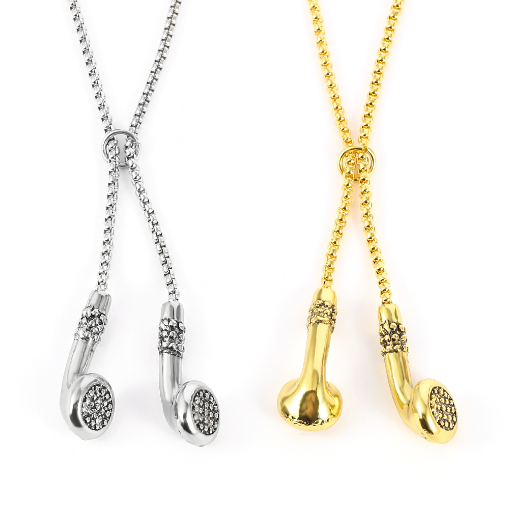 Women'S Accessories Clothing - Retro Tarzda, Yaratıcı Kulaklık Şeklinde Metal