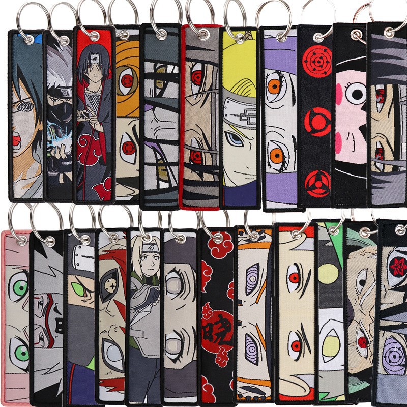 Women Accessories Sale - Anime Naruto Nakış Anahtarlık Serin Anahtar