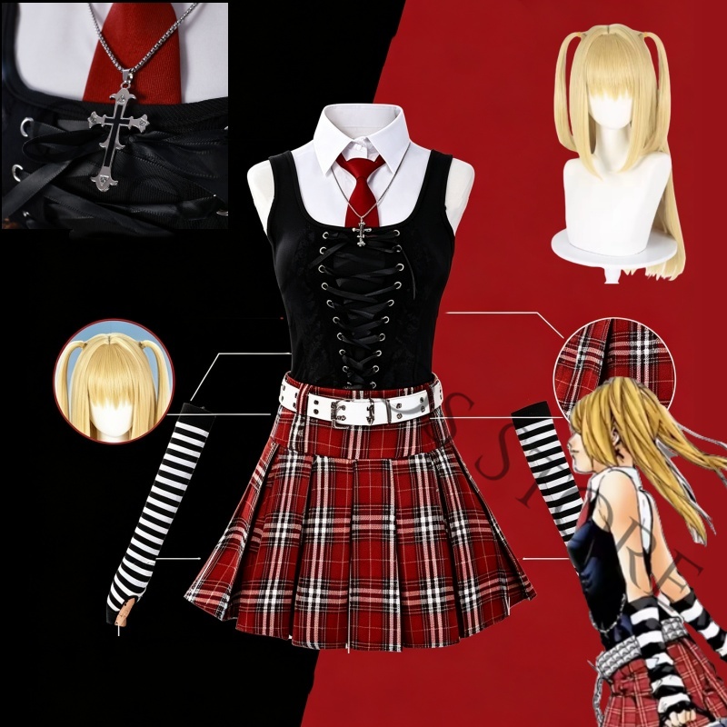 Women'S Red Accessories - Anime Misa Amane Misamisa Cosplay Kostümü
