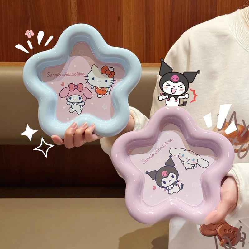 Women Kitchen Accessories - Karikatür Kedi Baskı Seramik Yemek Takımı