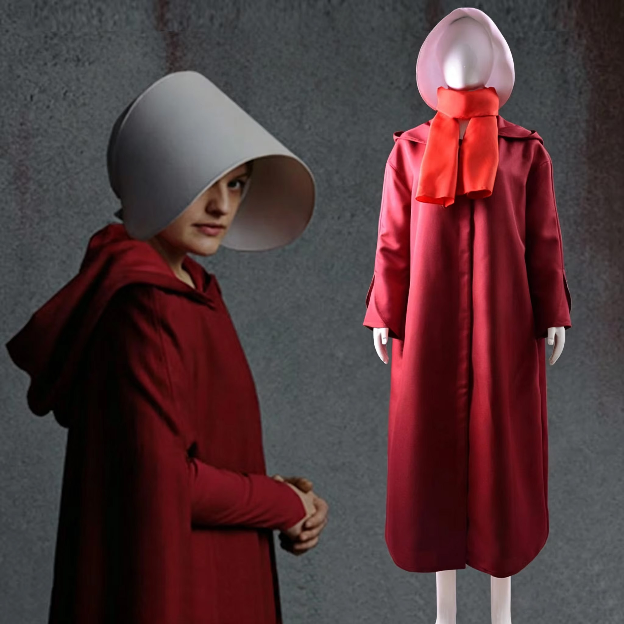 Women'S Red Accessories - Hizmetçi'nin Hikayesi Cosplay Kostümü Hizmetçi Offroad