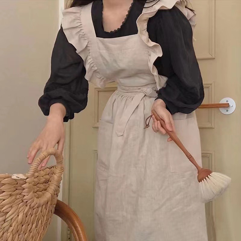 1 PC Fransız Pastoral Çiçekçi  - Women Kitchen Accessories incelemesi ve fiyatı