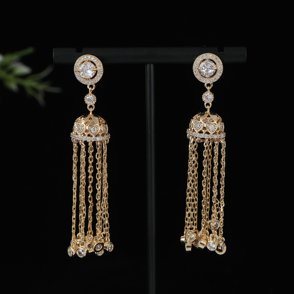 Uzun Geometri Yuvarlak Uzun Pü - Women Accessories Dubai incelemesi ve fiyatı