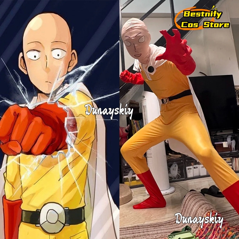 Saitama MAN Cosplay Tulum Kost - Women'S Red Accessories incelemesi ve fiyatı