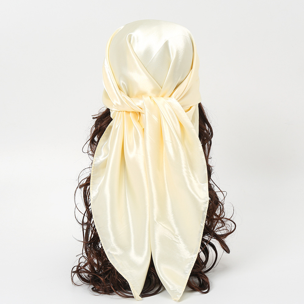 90cm düz renkler atkısı başört - Silk Scarf Square incelemesi ve fiyatı